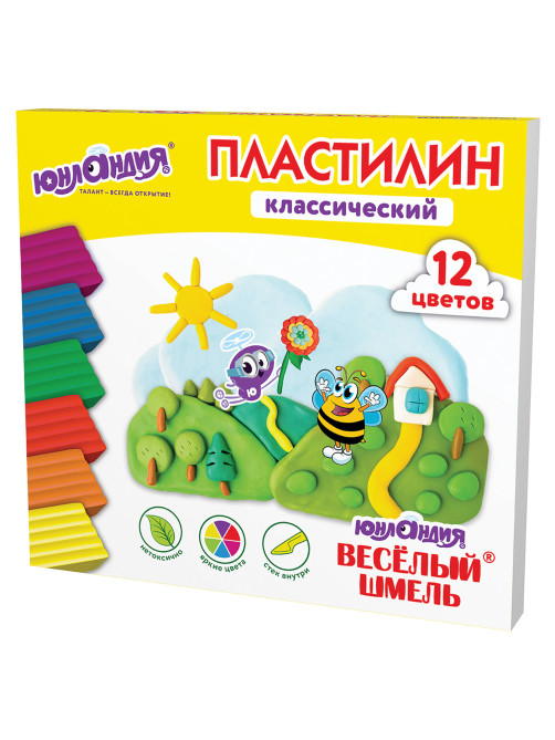 Пластилин классический ЮНЛАНДИЯ 