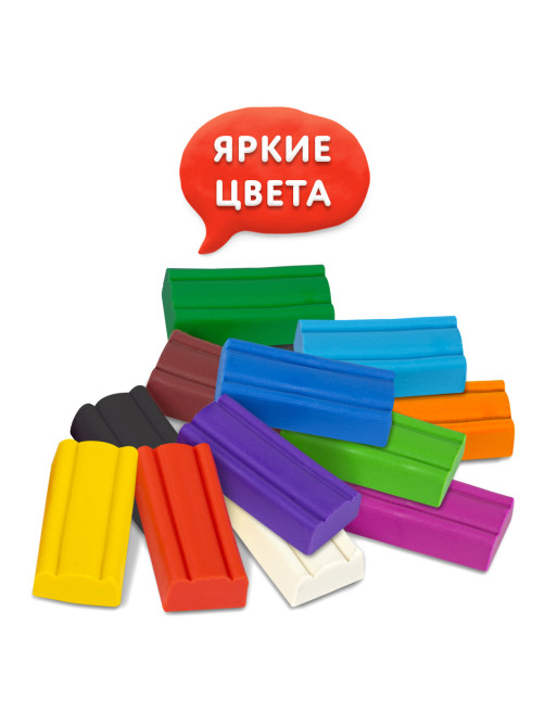 Пластилин мягкий ЮНЛАНДИЯ 