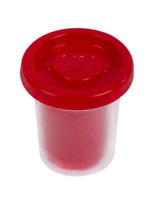 Пластилин-тесто для лепки BRAUBERG KIDS, 6 цветов, 300 г, яркие классические цвета, крышки-штампики, 106718