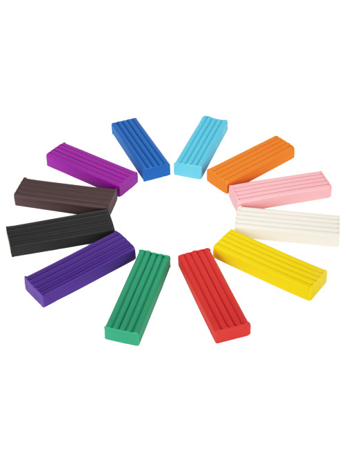 Пластилин классический BRAUBERG KIDS, 12 цветов, 240 г, стек, ВЫСШЕЕ КАЧЕСТВО, 106436