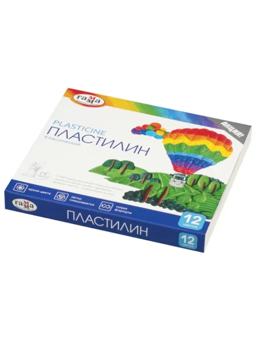 Пластилин классический ГАММА 