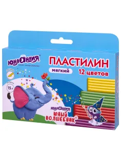 Пластилин мягкий ЮНЛАНДИЯ 