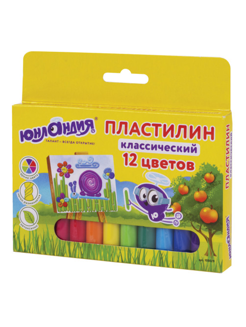 Пластилин классический ЮНЛАНДИЯ 