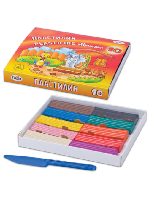 Пластилин классический ГАММА 
