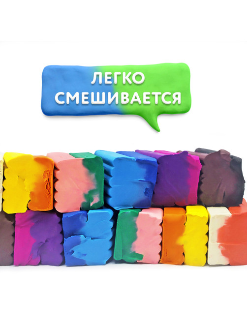 Пластилин классический ЮНЛАНДИЯ 