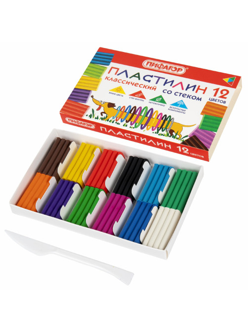 Пластилин классический ПИФАГОР 