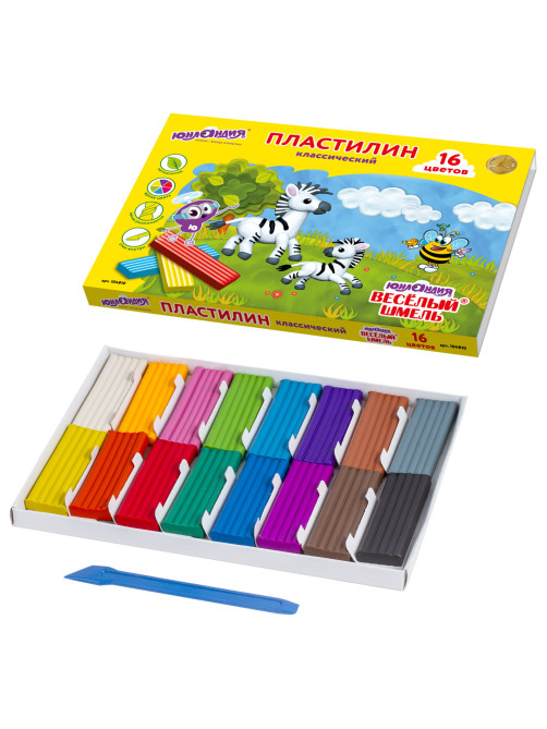 Пластилин классический ЮНЛАНДИЯ 