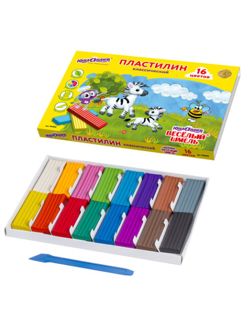 Пластилин классический ЮНЛАНДИЯ 