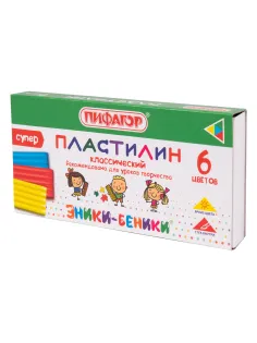 Пластилин классический ПИФАГОР 