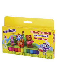 Пластилин классический ЮНЛАНДИЯ 