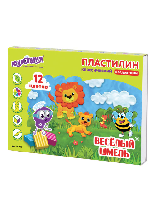 Пластилин классический ЮНЛАНДИЯ 