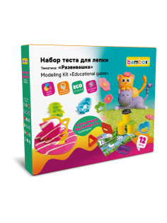 Тесто-пластилин для лепки BAMBOX (БАМБОКС), НАБОР 