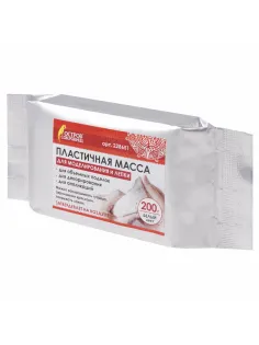 Паста (масса) для лепки ОСТРОВ СОКРОВИЩ, самозатвердевающая, 200 г, натуральный белый, 228651