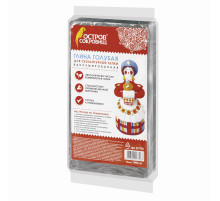 Глина для лепки голубая ОСТРОВ СОКРОВИЩ, 1 кг, вакуумированная, готовая, размачиваемая, 227138