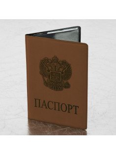 Обложка для паспорта, мягкий полиуретан, 