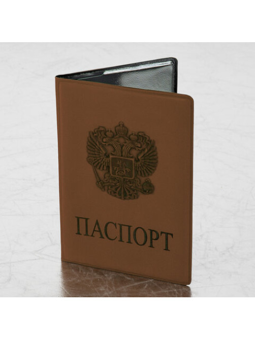 Обложка для паспорта, мягкий полиуретан, 