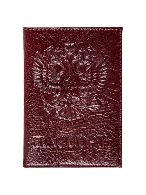 Обложка для паспорта натуральная кожа 