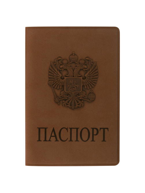 Обложка для паспорта, мягкий полиуретан, 