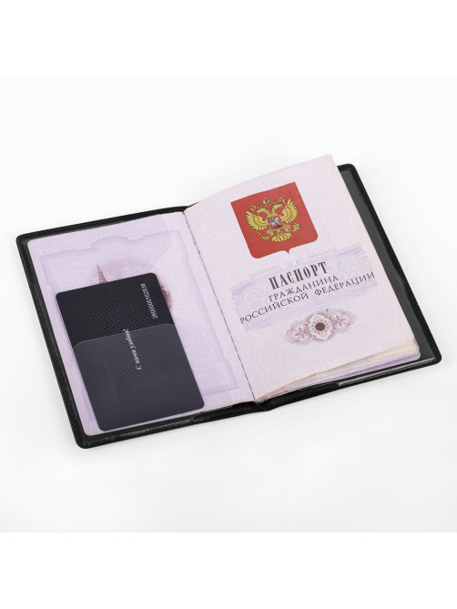Обложка для паспорта, мягкий полиуретан, 
