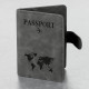 Обложка для паспорта и документов с защитой от считывания, 9 карманов, магнит, экокожа, серо-голубая, BRAUBERG, 238756