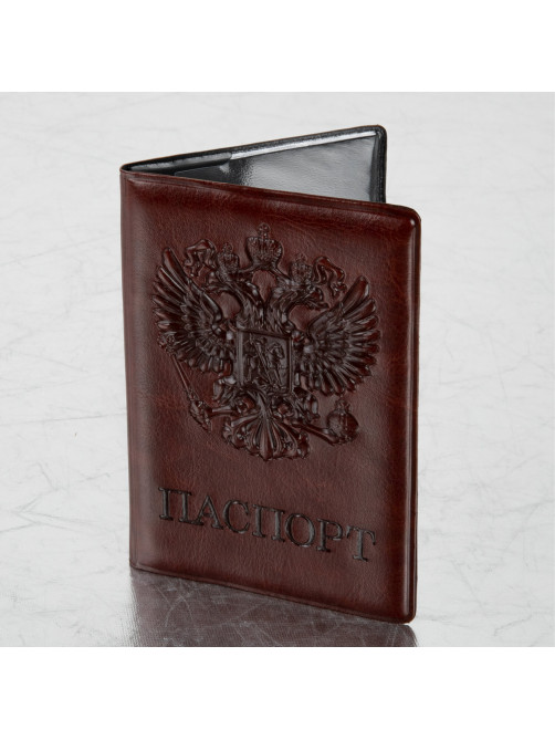 Обложка для паспорта STAFF, полиуретан под кожу, 