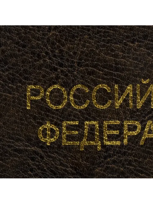 Обложка для паспорта, металлический шильд с гербом, ПВХ, ассорти, STAFF, 237579