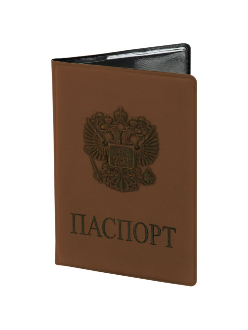 Обложка для паспорта, мягкий полиуретан, 