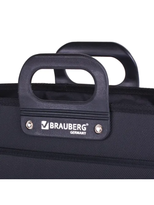 Папка-портфель пластиковая BRAUBERG 