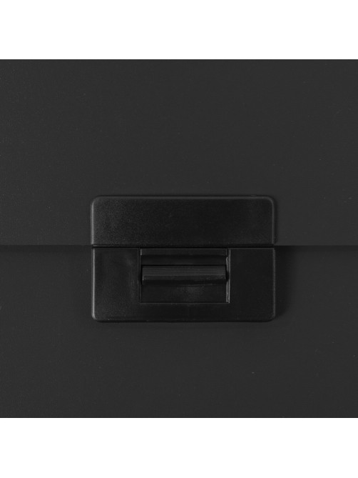 Портфель пластиковый STAFF А4 (330х235х36 мм), 13 отделений, индексные ярлыки, черный, 229245