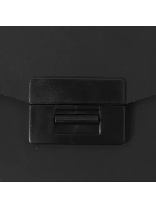 Портфель пластиковый STAFF А4 (320х225х36 мм), без отделений, черный, 229241