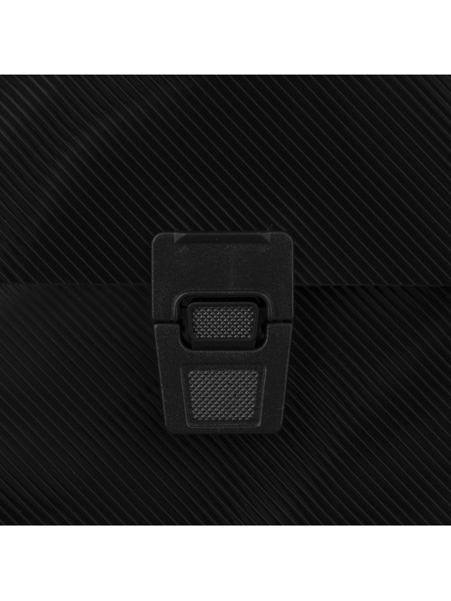Папка-портфель пластиковая BRAUBERG А4 (332х245х35 мм), 13 отделений, фактура диагональ, черная, 221375