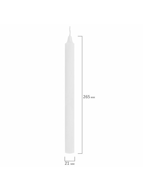 Свечи хозяйственные Maxi Life, до 8 часов, КОМПЛЕКТ 4 шт., H=265 мм, D=21 мм, флоу-пак, LAIMA, 609204