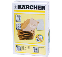Мешки для сбора пыли KARCHER, комплект 5 шт., бумажные, +1 микрофильтр, для пылесоса SE 5.100, 6.904-143.0