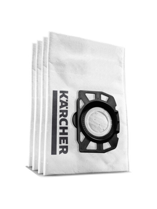 Мешки для сбора пыли KARCHER, КОМПЛЕКТ 4 шт., нетканые, пылесосы WD2 Plus/3, SE 4001/02, 2.863-314.0