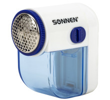 Машинка для удаления катышков миниклинер SONNEN FS-8808, белый/синий, 455464