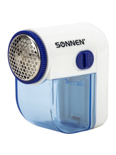 Машинка для удаления катышков миниклинер SONNEN FS-8808, белый/синий, 455464