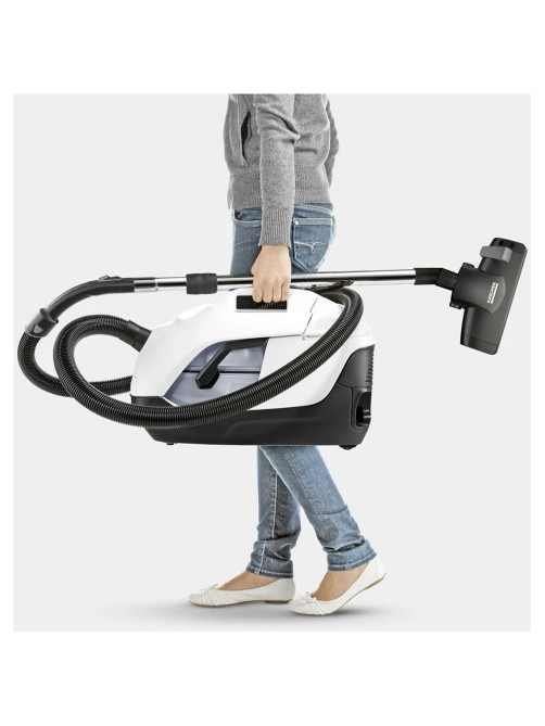 Пылесос KARCHER DS 6 Plus, с аквафильтром, 650 Вт, белый, 1.195-252.0