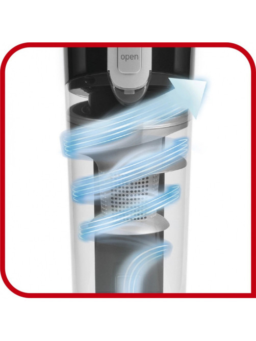 Пылесос вертикальный беспроводной TEFAL Air Force Light TY6545RH, потребляемая мощность 350 Вт, 0,65 л, черный, 2211400233