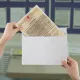 Конверты С4 (229х324 мм), отрывная лента, внутренняя запечатка, 90 г/м2, КОМПЛЕКТ 50 шт., BRAUBERG, 112179