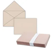 Конверты С4 (229х324 мм) КРАФТ, без клея, 90 г/м2, КОМПЛЕКТ 500 шт., треугольный клапан, 76421