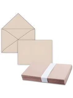 Конверты С4 (229х324 мм) КРАФТ, без клея, 90 г/м2, КОМПЛЕКТ 500 шт., треугольный клапан, 76421