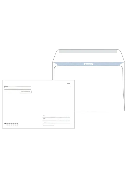 Конверты С4 (229х324 мм), клеевой слой, Куда-Кому, внутренняя запечатка, 90 г/м2, КОМПЛЕКТ 50 шт., BRAUBERG, 112178