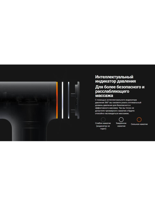 Массажный пистолет XIAOMI Massage Gun Mini, перкуссионный, 3 режима, 3 насадки, до 2500 об/мин, синий, BHR6083GL