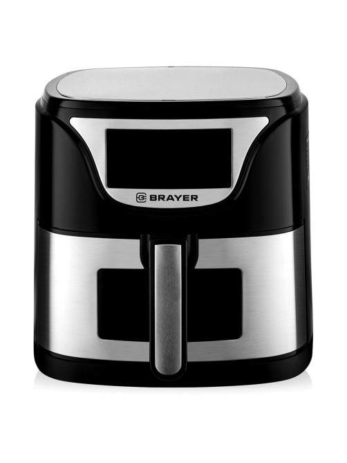 Аэрогриль BRAYER BR2037, 1500 Вт, 5 л, 7 программ, таймер, сенсорное управление, нержавеющая сталь