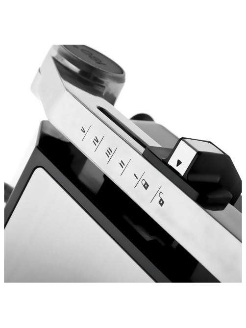 Электрогриль BRAYER BR2002, 2000 Вт, съемные панели, регулировка температуры, серебро/черный