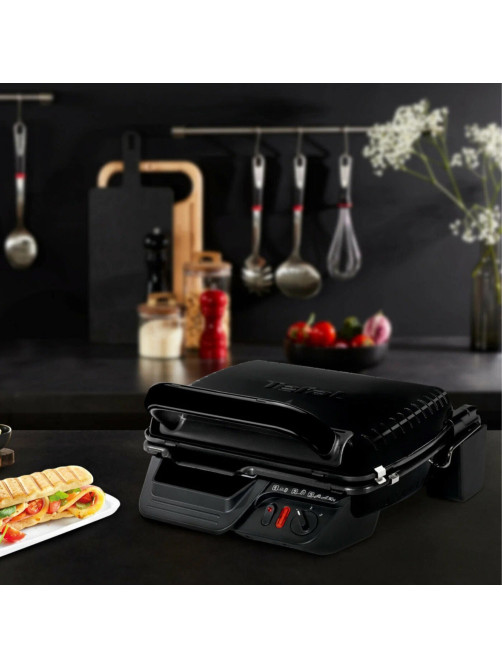 Электрогриль TEFAL GC305816, 2000 Вт, съемные панели, регулировка температуры, черный, 1500636334