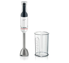 Блендер погружной BOSCH MSM4W210, 600 Вт, 1 скорость, 1 насадка, стакан, белый