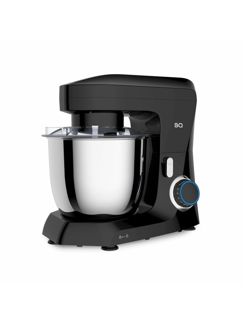 Миксер планетарный BQ (БИ-КЬЮ) MX342, 1600 Вт, 10 скоростей, 3 насадки, металлическая чаша 4,5 л, черный, 86195975