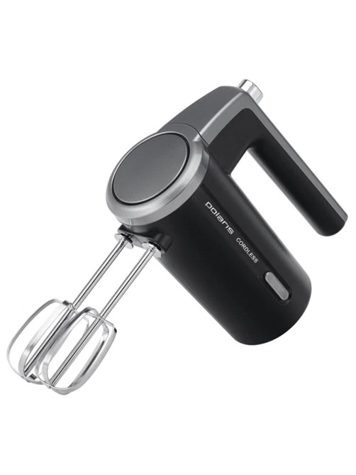 Миксер беспроводной POLARIS PHM 2024 CordLess, 200 Вт, 3 скорости, взбивание и перемешивание, черный, 55658