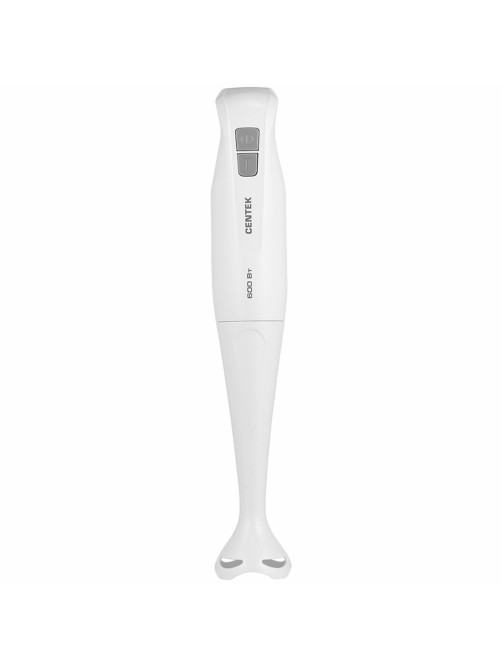Блендер погружной CENTEK CT-1341, 600 Вт, 2 скорости, 1 насадка, белый, CT-1341 White